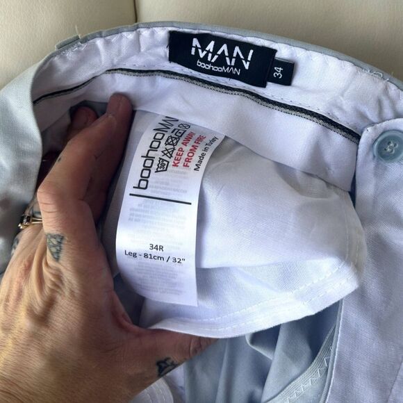 BoohooMan MANOfficial Suit Pants Size 34/32 NWT - Picture 4 of 4